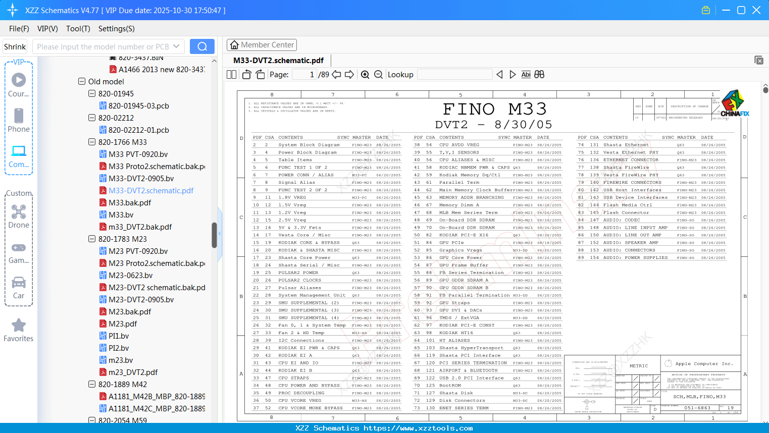 Laptop Apple M33-DVT2.schematic